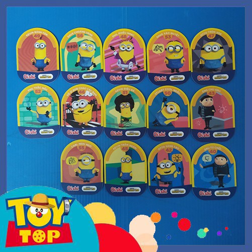 [Một thẻ] Thẻ bài Oishi Minions mùa bắp ngô ngọt : Thẻ đơn nhân vật minion 2nd không seal : Tổng hợp 3