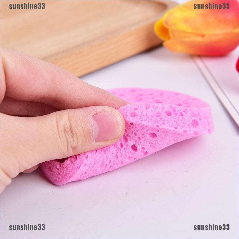 Mút Rửa Mặt Bọt Biển Tròn Chiết Xuất Thực Vật Tự Nhiên