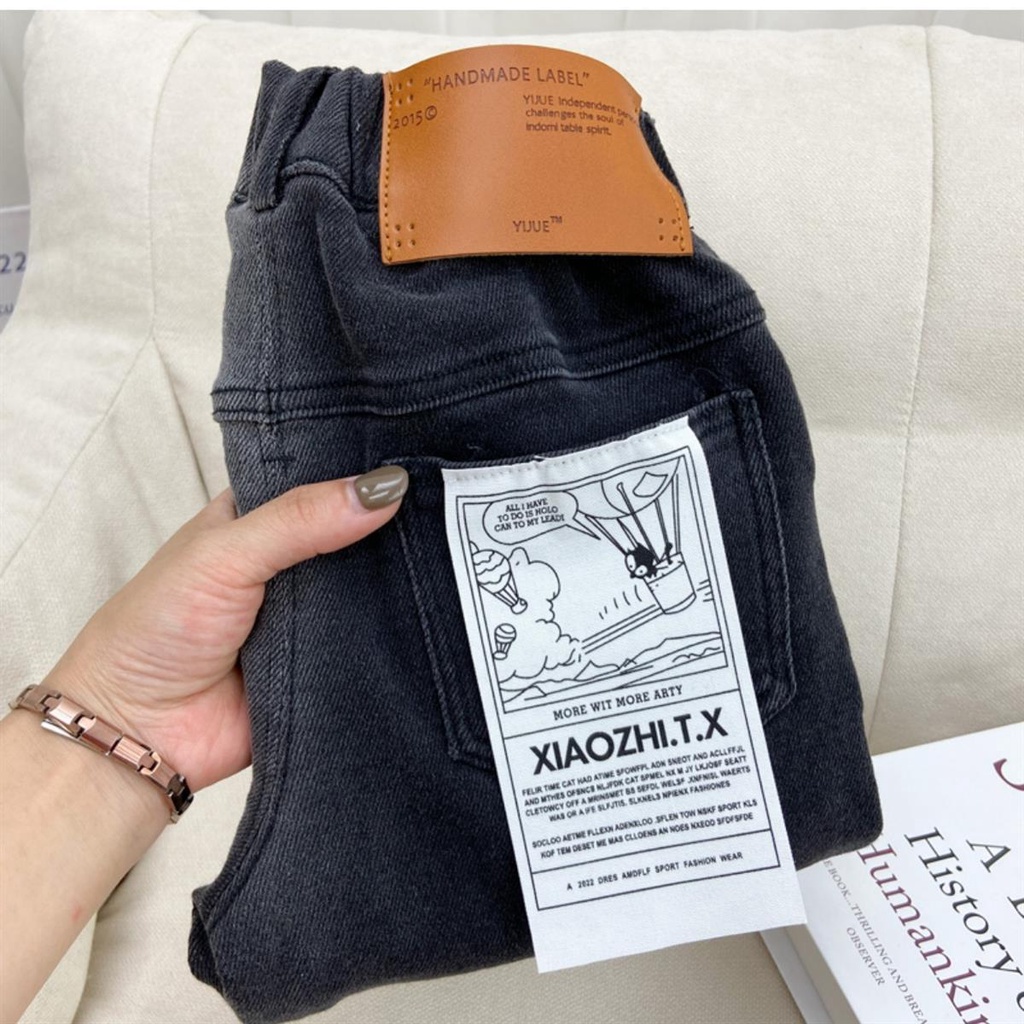 Quần Jeans Dài Phong Cách Thời Trang Mùa Thu Hàn Quốc Dành Cho Bé Trai