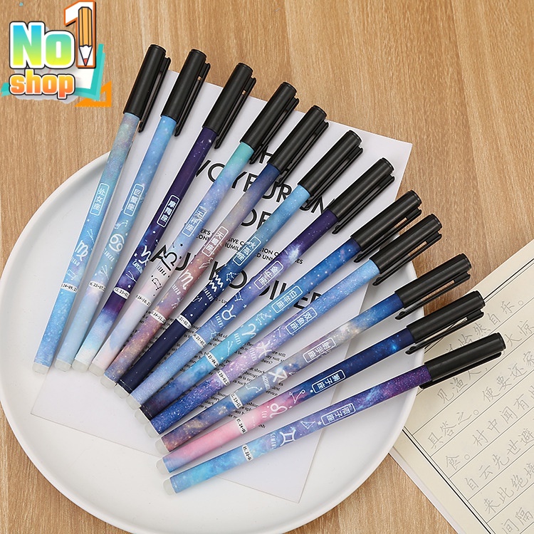 1 Bút Mực Đen Ngòi 0.5MM Thiết Kế Hình Chòm Sao Độc Đáo
