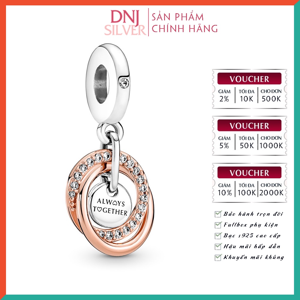 [Hàng cao cấp] Charm bạc 925 cao cấp, hàng chuẩn bạc - Charm Family Always Encircled thích hợp để mix vòng tay charm