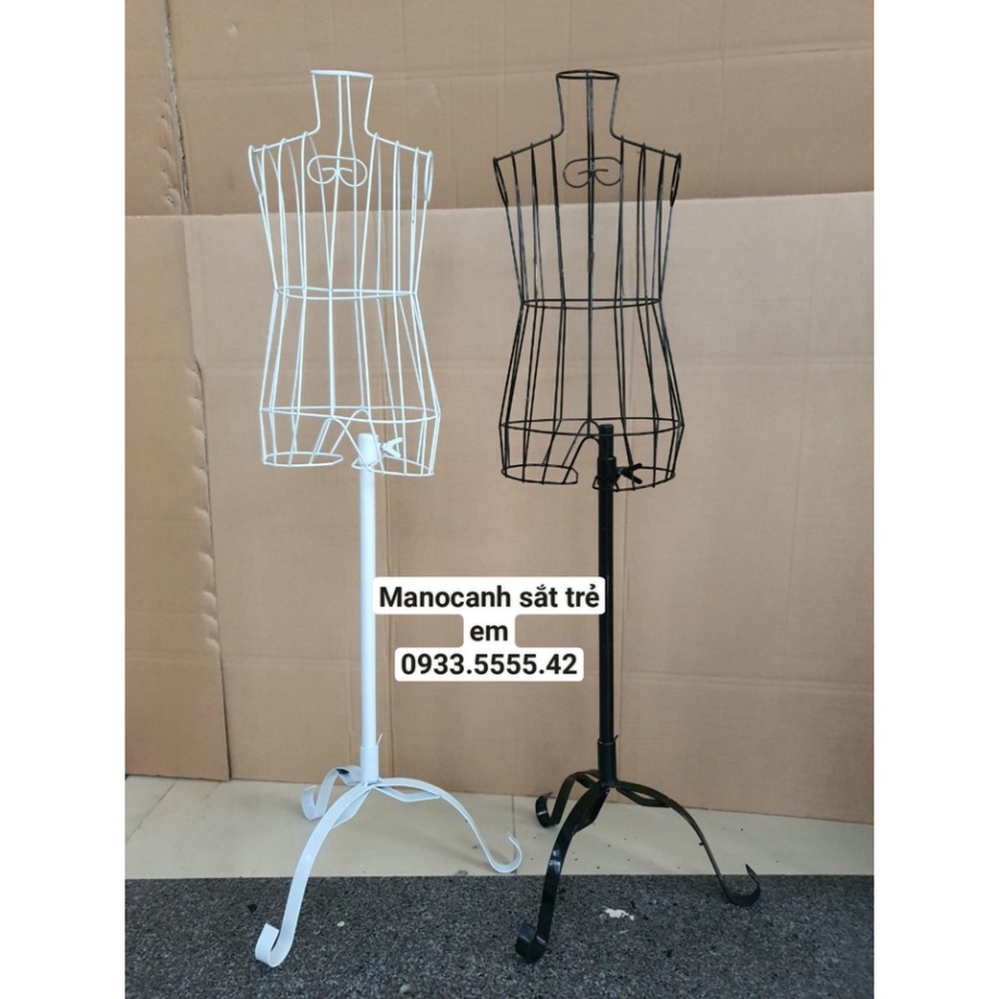 Manocanh khung sắt nam-nữ-em bé  sắt sơn tĩnh điện xài bền dễ tháo lắp và vận chuyển , lên form đẹp