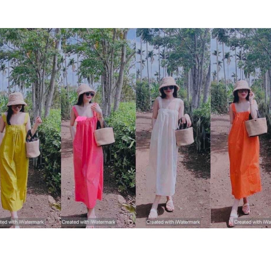 Đầm maxi nữ 2 dây bản to dáng dài đầm đi biển sexy nữ LT317 | BigBuy360 - bigbuy360.vn
