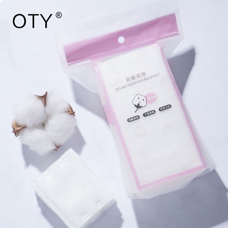 [Hàng mới về] Bộ 50 miếng bông tẩy trang hai mặt dạng nén tiện lợi