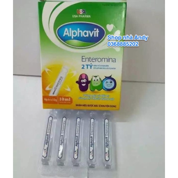 [CHÍNH HÃNG] Alphavit men Enteromina hộp 20 ống