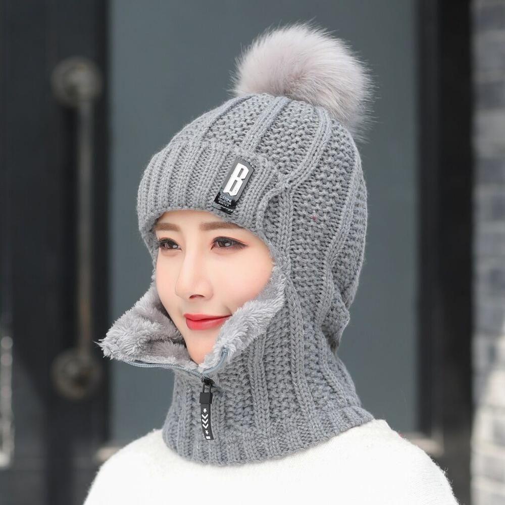 Mũ Len Trùm Đầu Chống Gió Giữ Ấm Mùa Đông