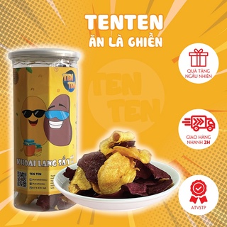Khoai lang sấy mật ong 200g TenTen, đồ ăn vặt vừa ngon vừa rẻ, đảm bảo atvstp - Ăn là ghiền