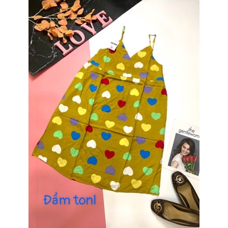 Đầm tole 2 dây mặc ngủ mềm mát