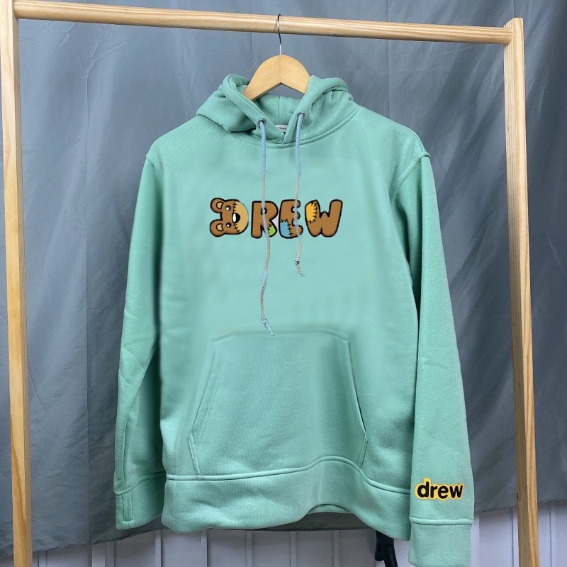 (Đu Trend) Áo Hoodie DREW xanh Đậu Unisex Nam Nữ thu đông nỉ bông mịn dày mới | BigBuy360 - bigbuy360.vn