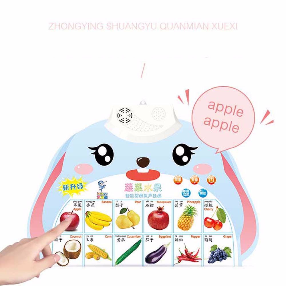 Bảng chữ cái và số treo tường có chức năng âm thanh giáo dục sớm cho các bé