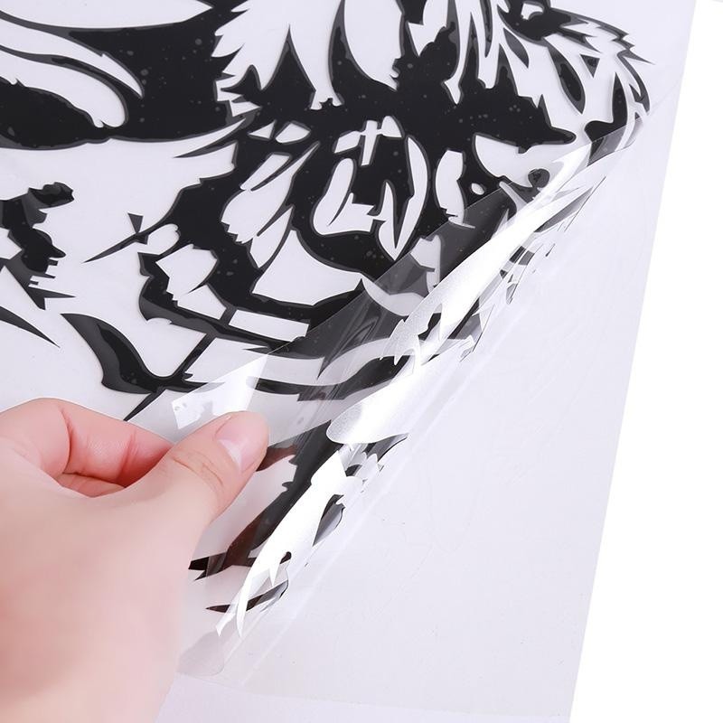 Miếng dán phản quang hình con hổ dùng để trang trí xe ô tô