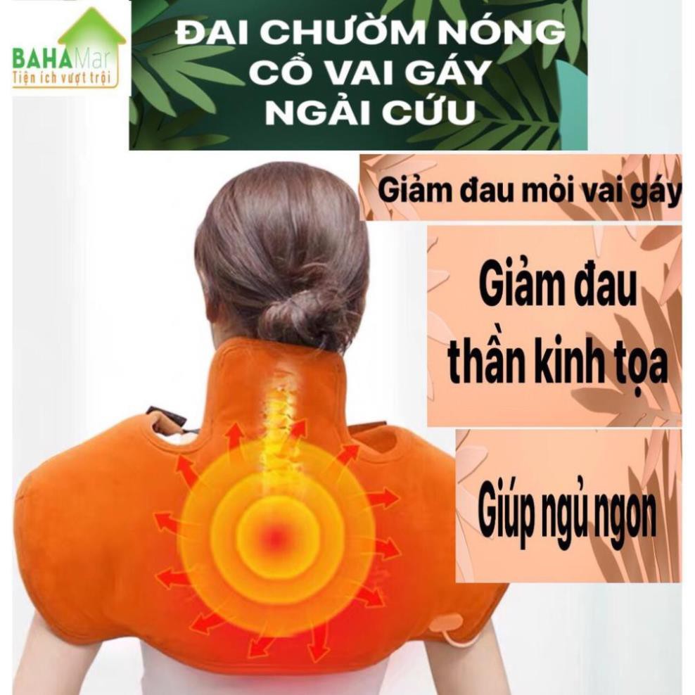 ĐAI CHƯỜM NÓNG NGẢI CỨU GIÚP GIẢM ĐAU CỔ – VAI – GÁY/ GIẢI PHÁP CHO CƠN ÁC MỘNG ĐAU MỎI CỔ VAI GÁY- BẢO HÀNH CHÍNH HÃNG