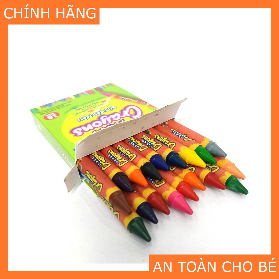 Bút Sáp Màu Duka Jumbo Crayons (18 Màu) DK 3304 - 18