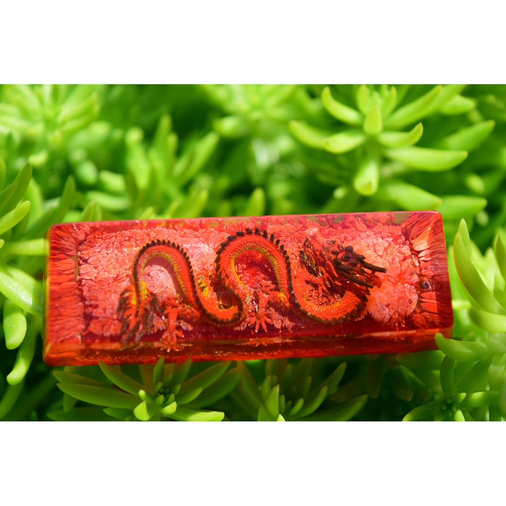 Nút bàn phím Shift/Enter rồng full đỏ resin