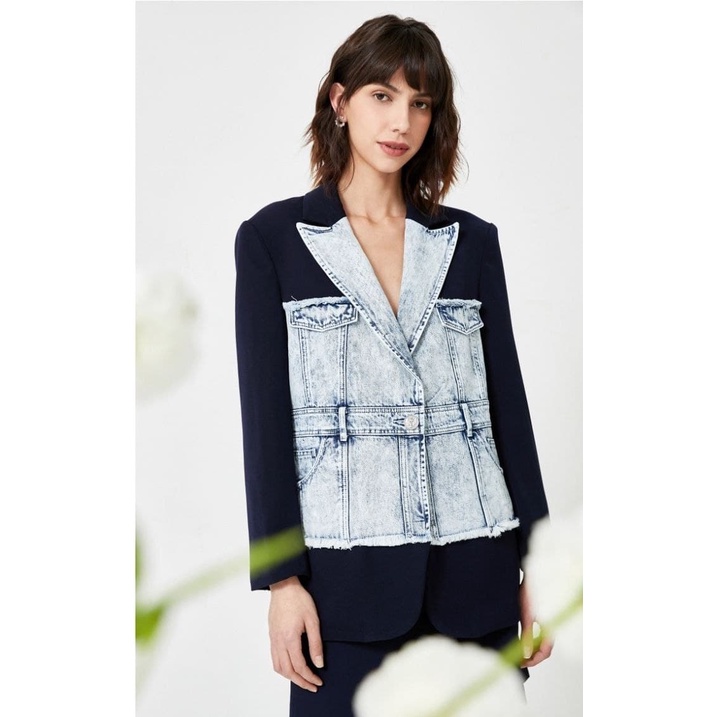 VERO MODA_Áo Blazer Phối Denim