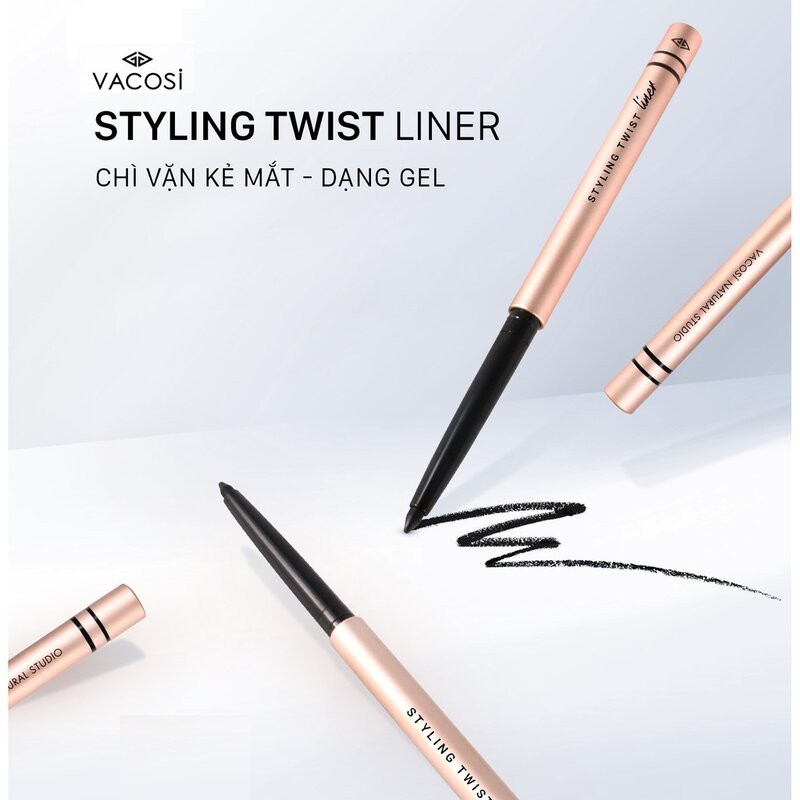 Chì Vặn Kẻ Mắt Vacosi Styling Twist Liner