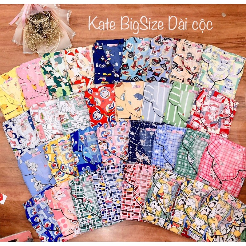 ( Bigsize Kate ) Đồ Bộ Kate Pijama Bigsize -Tay Ngắn Quần Dài ( Part 4 ) | BigBuy360 - bigbuy360.vn