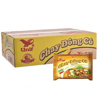 Thùng 30 gói mì unif nấm chay đông cô