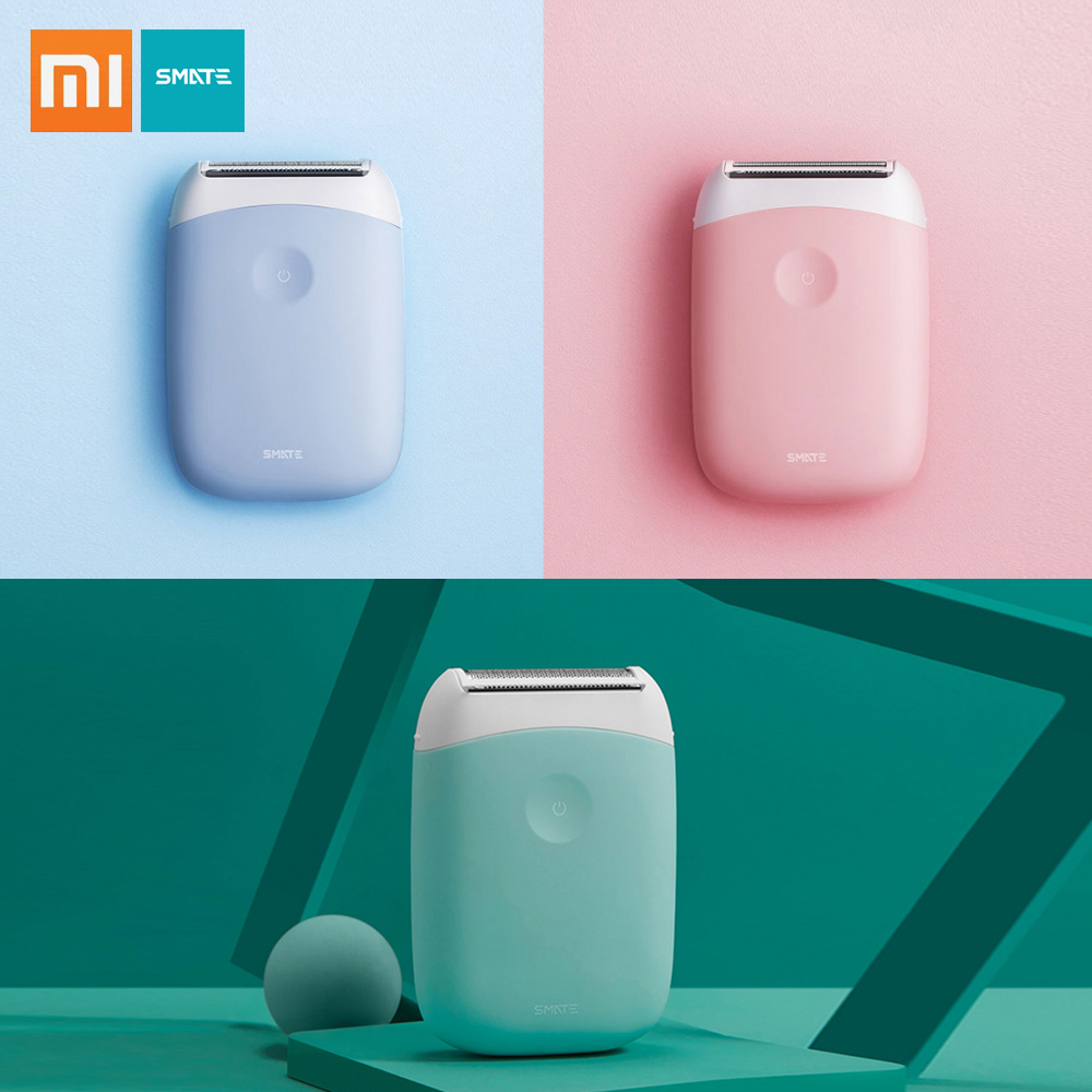 Máy cạo lông điện Xiaomi Smate Máy cạo lông cầm tay mini Máy cạo râu phụ nữ USB có thể sạc lại Máy cạo râu mượt mà không thấm nước Máy cạo lông