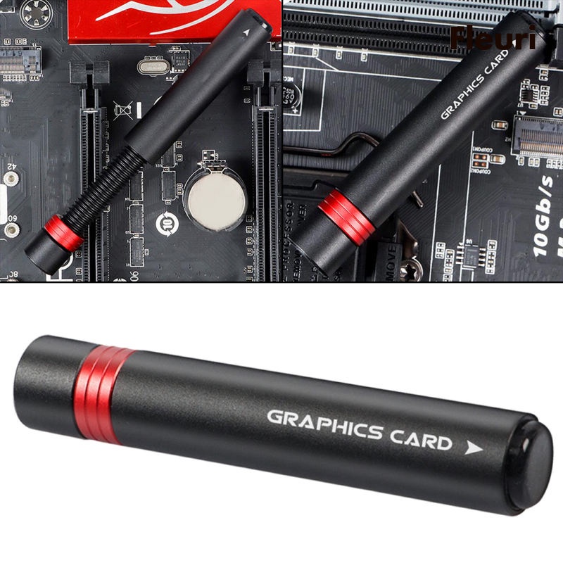 [Fleurir] Giá Đỡ Card Đồ Họa GPU Hỗ Trợ Thẻ Video Màu Đen Có Thể Thu Gọn