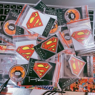 Decal Logo Sticker Patch in áo ủi trực tiếp hình siêu nhân đỏ vàng