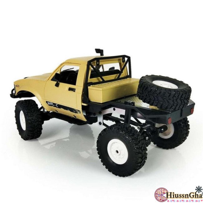 RC RC Bộ Xe Tải Đồ Chơi Điều Khiển Từ Xa Wpl C14 1: 16 2ch 4wd 2.4g