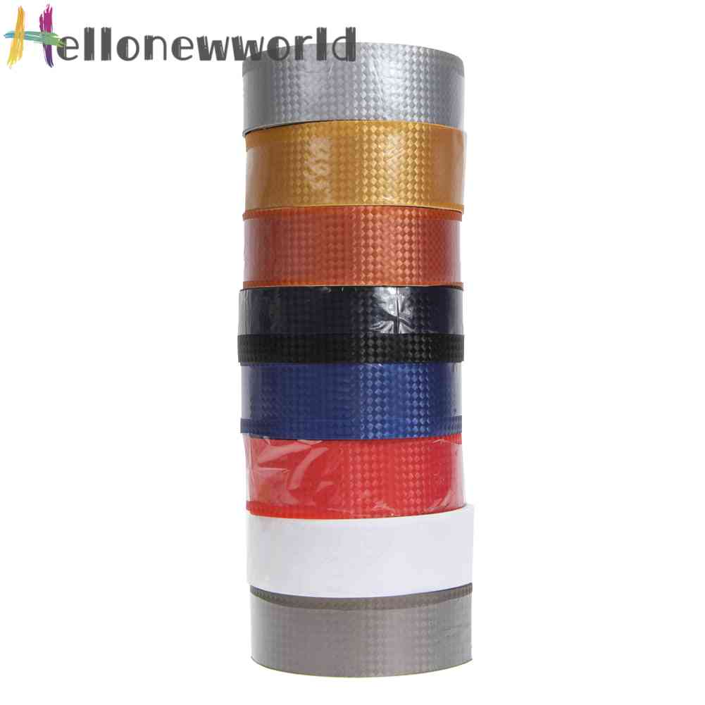 Băng Quấn Ghi Đông Xe Đạp Màu Đen + 2 Dây Cột Bằng Sợi Carbon