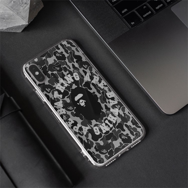 Vỏ/ốp phong cách iphone bape chất xinh nhất Iphone 7/8/8Plus/X/Xs/Xs Max/11/11 Promax/12/12 Promax BAPPOD00092