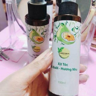 Xịt tóc vỏ bưởi - hương nhu.