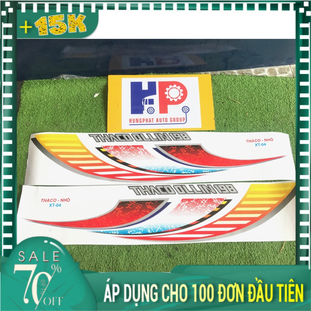 TEM THACO OLLIN 198 - DÀNH CHO XE TẢI - TEM ĐẸP CHUẨN HÃNG