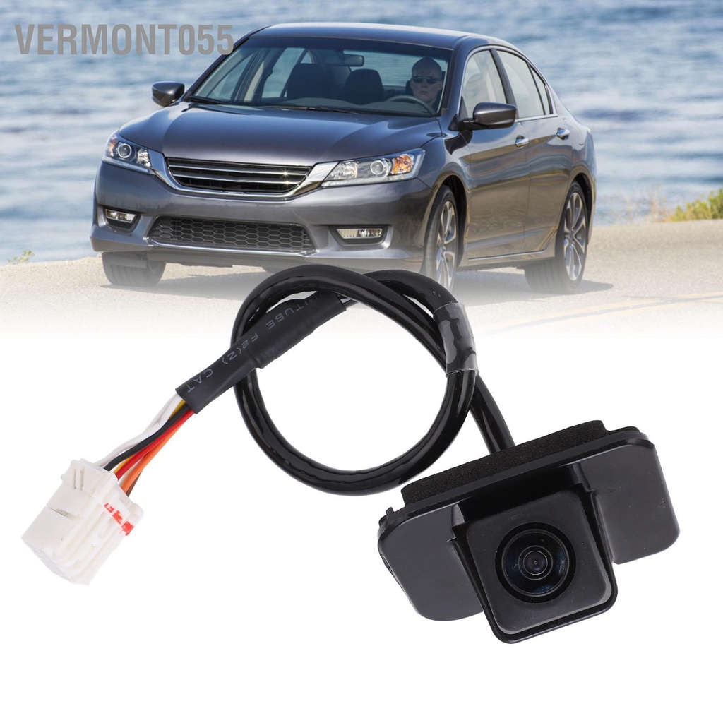 Vermont055 Camera lùi dự phòng quan sát phía sau 39530 T2A H01 12 Pin thay thế cho Accord hệ thứ 9 2014‑2018