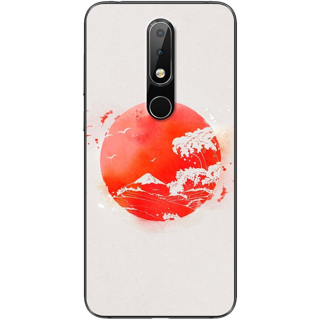 Ốp lưng Nokia 5.1 Plus, 6.1 Plus in hình Mặt trăng đỏ