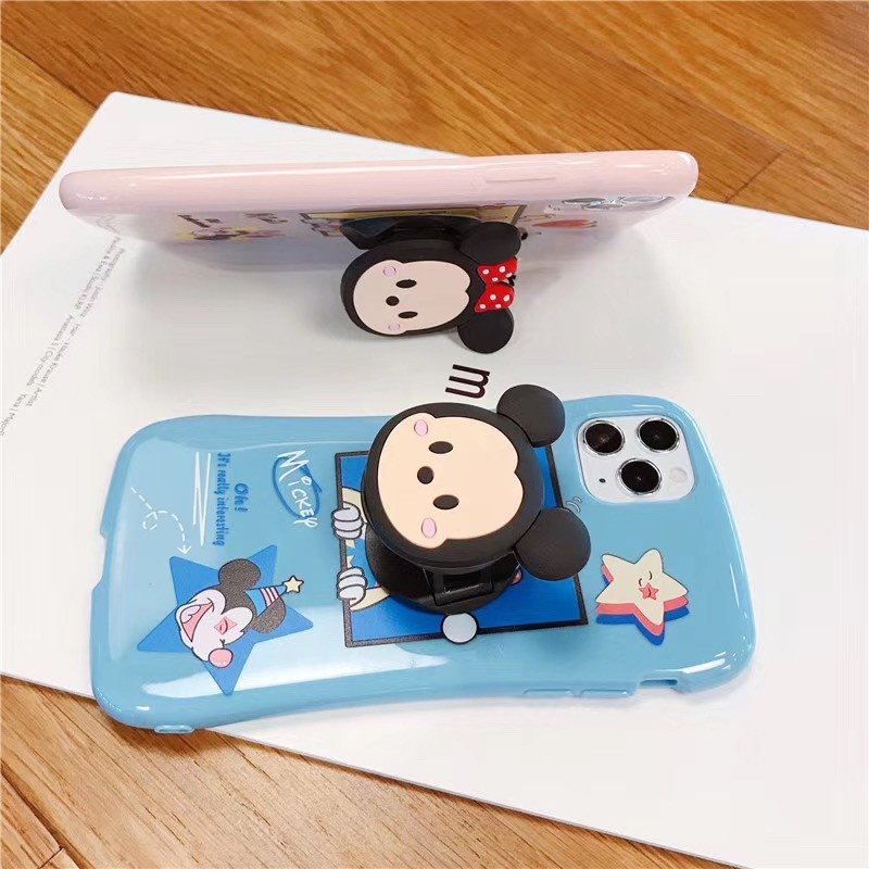 Ốp iPhone Mickey kèm popsocket iPhone 7 8 7 Plus 8 Plus X Xs Xr XsMax iPhone 11 11 Pro 11 Promax | BigBuy360 - bigbuy360.vn