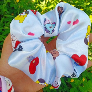 cột tóc vải crunchies bts bt21