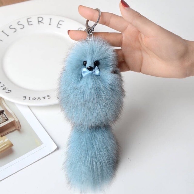 Móc khoá bé Sóc lông