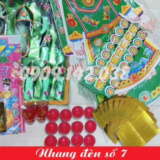 Bộ giấy áo cúng thôi nôi - đầy tháng (Bộ Cúng Mụ)