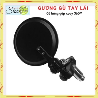 Gương gù tay lái gương xe máy độ cafe racer, gương kiểng cao cấp - ảnh sản phẩm 5