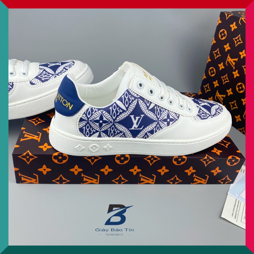 Giày thể thao nam L&amp;V Bảo Tín 3D39 Giày sneaker nam mẫu mới nhất in công nghệ 3D độc đáo đế cao su siêu êm có khâu đế