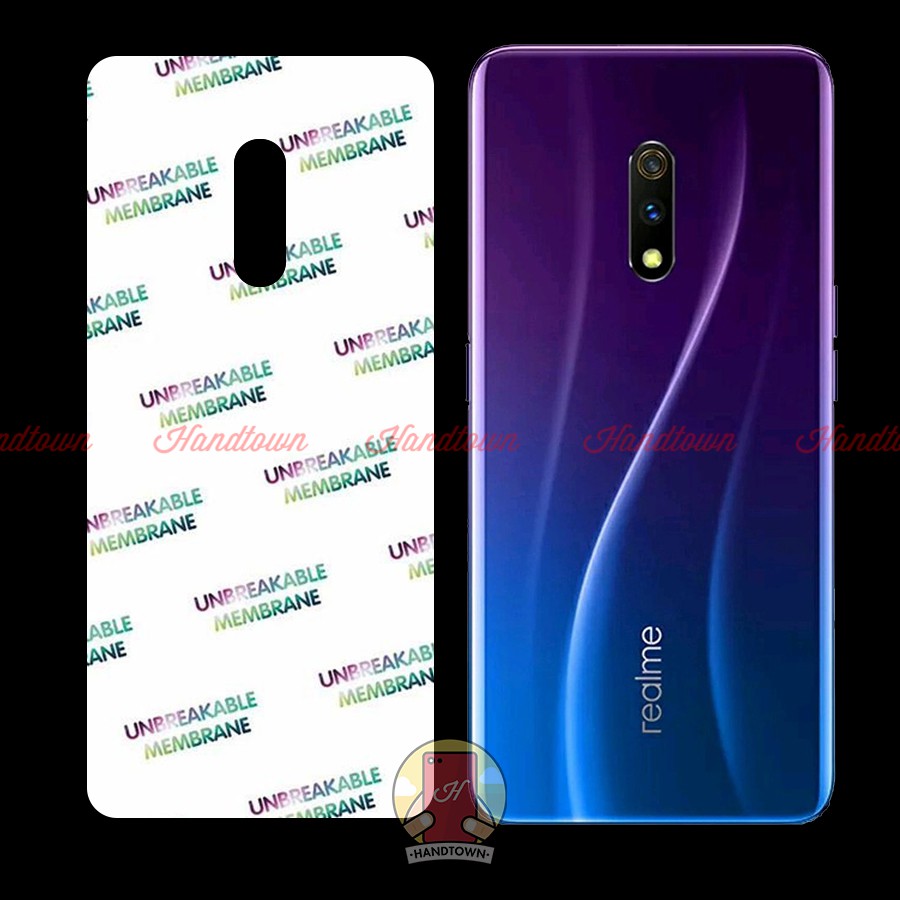 Dán Ppf Mặt Lưng Realme X / Realme X Lite / Realme 3 Pro Hiệu Ứng Cầu Vồng Không Full Viền