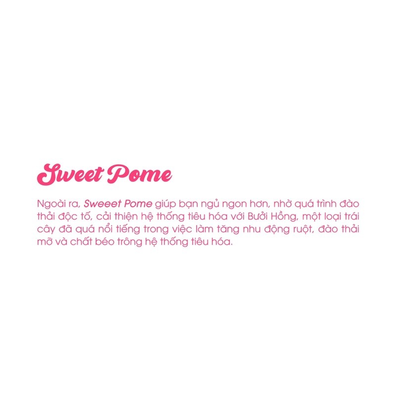 GIẢM CÂN SWEET POME BƯỞI NGỌT by BLING CASTLE | BigBuy360 - bigbuy360.vn