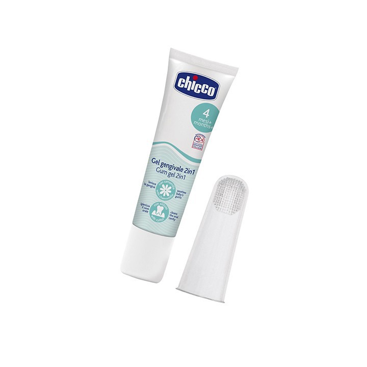 Gel Bôi Lợi Chicco Multifuntional Gum - Xoa dịu lợi sưng đau cho bé từ 4 tháng tuổi