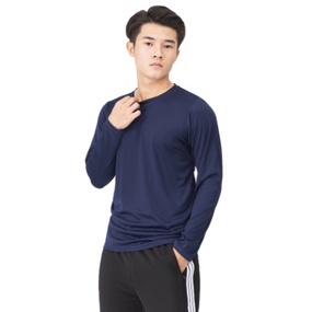 Áo thun nam tay dài giữ nhiệt nam thể thao đá bóng dài tay TOMKAKA co giãn mềm mịn giữ ấm AT 03