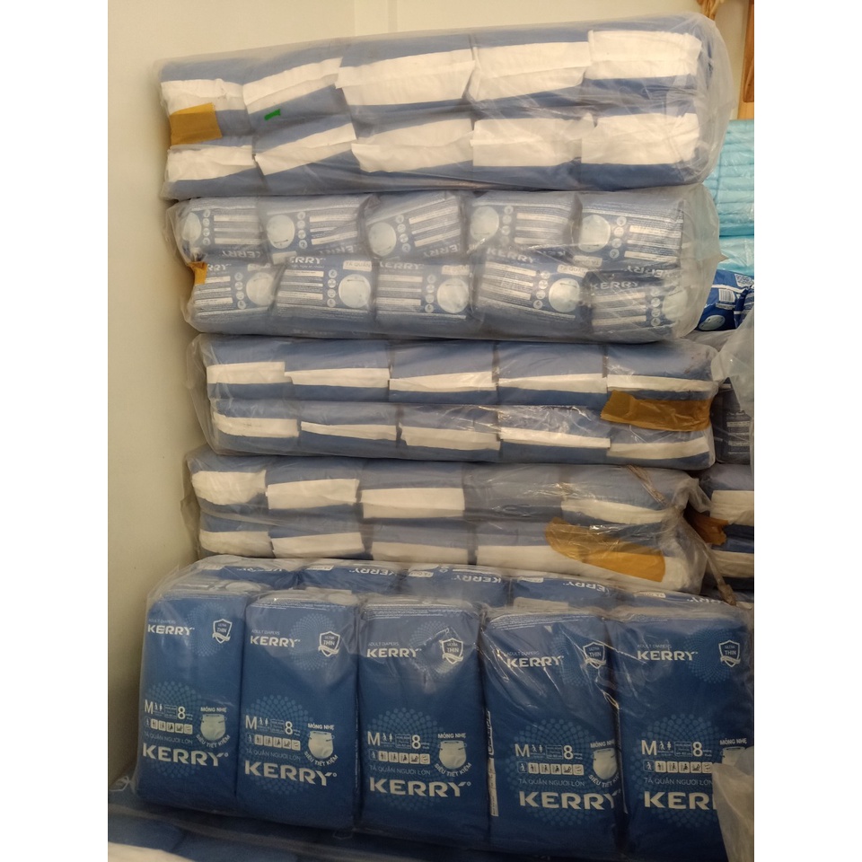 combo 5 gói bỉm quần peppy size m 8,L 7