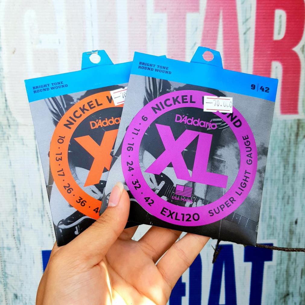 Dây đàn Guitar điện D'Addario EXL110 - EXL120 | MADE IN CHINA | 1 bộ -  6 dây |