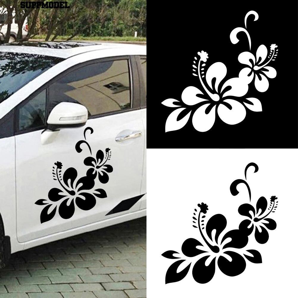 Decal dán trang trí hình hoa " thiên nhiên " cho xe hơi