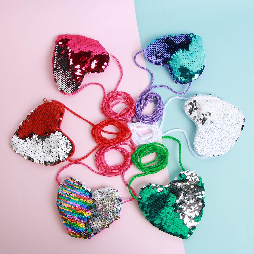 JUNE Ví Đựng Tiền Xu Hình Trái Tim Dễ Thương