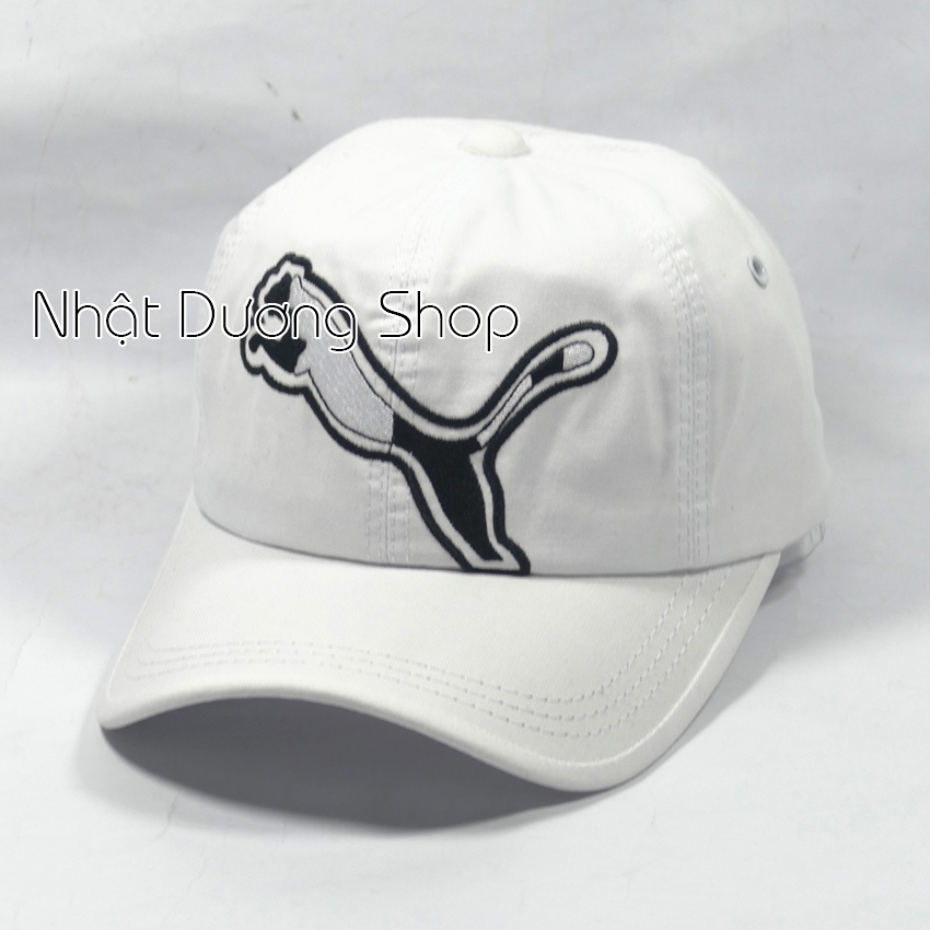 Nón kết Kaki trắng thêu hình con Báo đẹp sang trọng phù hợp cho cả nam và nữ yêu thích nón.