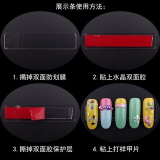 Set 10 thanh trưng bày móng không bao gồm keo đỏ