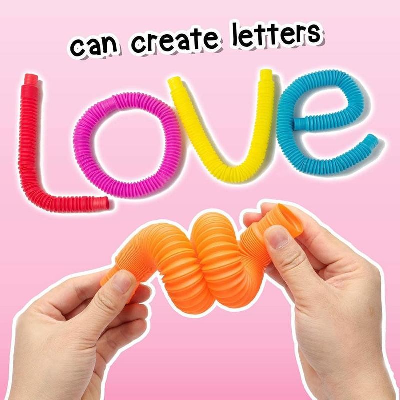 Set 5 Ống Nhựa Đồ Chơi Giảm Căng Thẳng