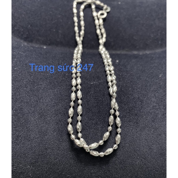Dây bi ý phay nhập khẩu Bạc 925 Trang Sức 247